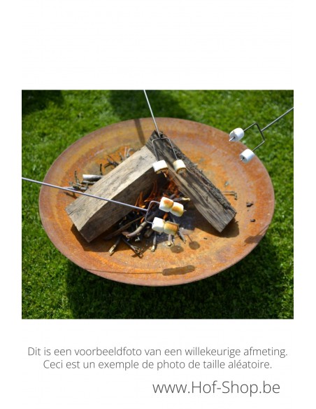 Diablo 80 x 10,7 cm - Vuurschaal Geroba cortenstaal