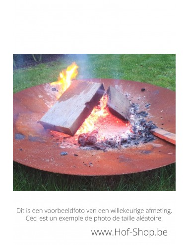 Diablo 100 x 13,4 cm - Vuurschaal Geroba cortenstaal