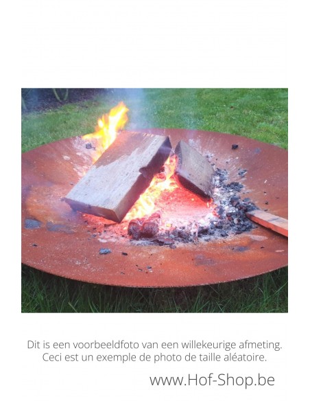 Diablo 120 x 16,1 cm - Brasero Geroba en acier corten