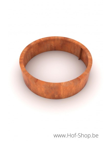 Roedg 150 x 15 cm - Cercles d’Arbre Geroba en acier corten