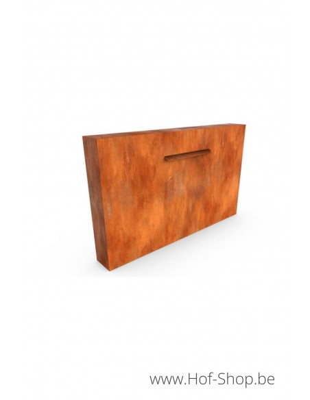 Cascadi 100 x 25 x 160 cm - Watervalelement (NAAST vijver) Geroba cortenstaal