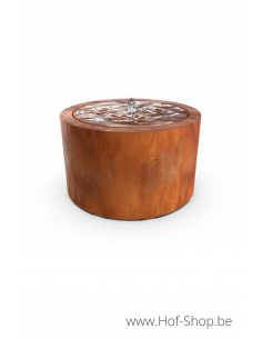 Taula Ronda 100 x 50 cm - Watertafel Geroba cortenstaal