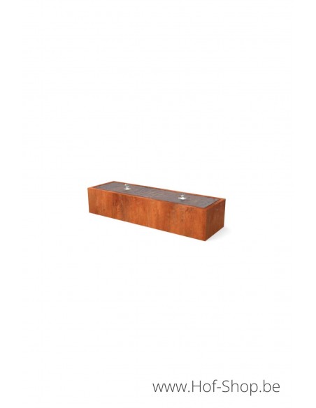 Taula Artesa 200 x 60 x 40 cm - Watertafel Geroba cortenstaal