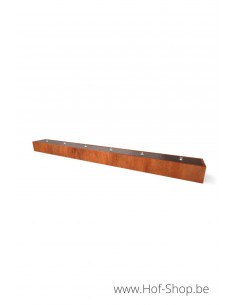 Taula Artesa 600 x 60 x 40 cm - Watertafel Geroba cortenstaal