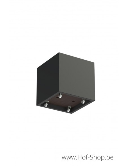 Carrez met wielen 80 x 80 x 80 cm - Adezz Plantenbak in polyester