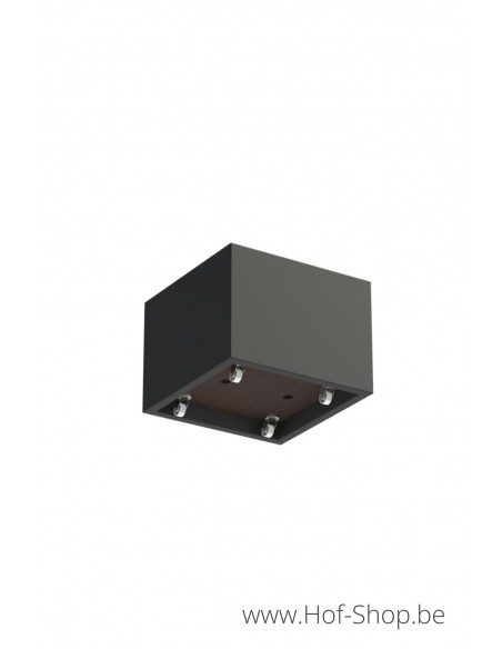Carrez met wielen 80 x 80 x 60 cm - Adezz Plantenbak in polyester