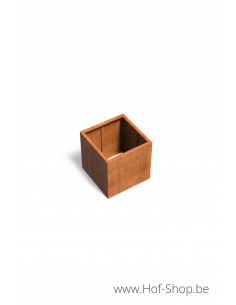 Carrez zonder bodem 80 x 80 x 80 cm - Adezz Plantenbak in cortenstaal