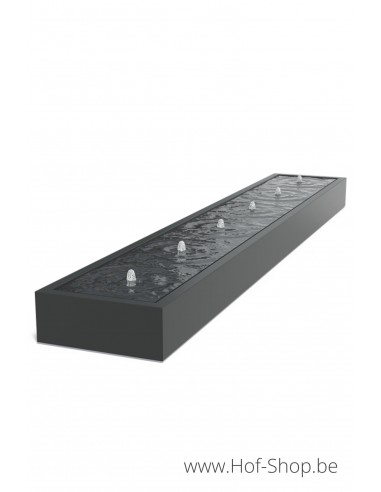 Watertafel 600 x 100 x 40 cm - watertafel Adezz aluminium