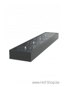 Watertafel 500 x 100 x 40 cm - watertafel Adezz aluminium