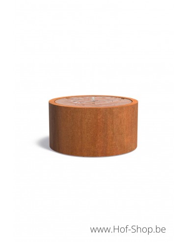 Watertafel rond 145 x 75 cm - Watertafel Adezz cortenstaal