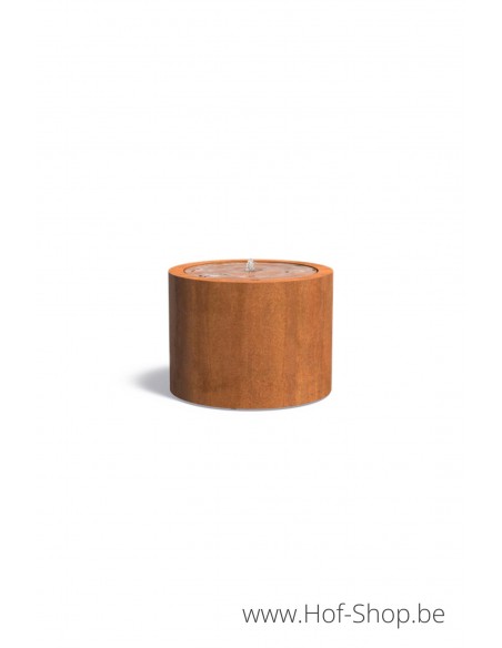 Table d'eau rond 100 x 75 - Adezz Table d'eau en acier corten