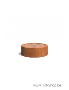 Watertafel rond 120 x 40 cm - Watertafel Adezz cortenstaal