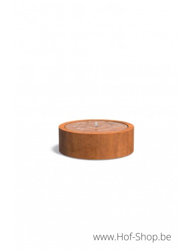 Table d'eau rond 120 x 40 - Adezz Table d'eau en acier corten