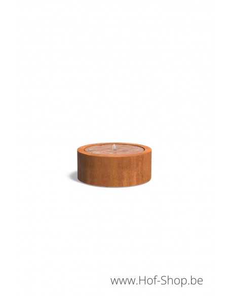 Table d'eau rond 10 x 40 - Adezz Table d'eau en acier corten