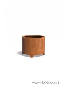 Circum met poten 100 x 80 cm - Adezz Plantenbak in cortenstaal