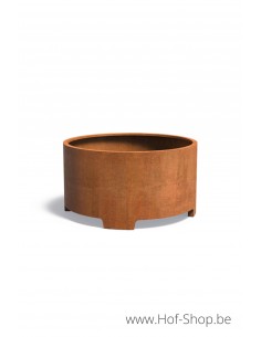 Circum avec pieds 150 x 80 cm - Jardinière Adezz en acier Corten