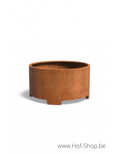 Circum avec pieds 150 x 80 cm - Jardinière Adezz en acier Corten