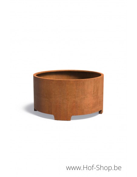 Circum avec pieds 150 x 80 cm - Jardinière Adezz en acier Corten