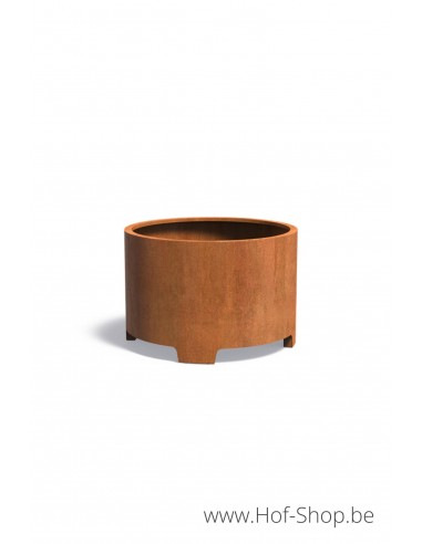 Circum avec pieds 120 x 80 cm - Jardinière Adezz en acier Corten