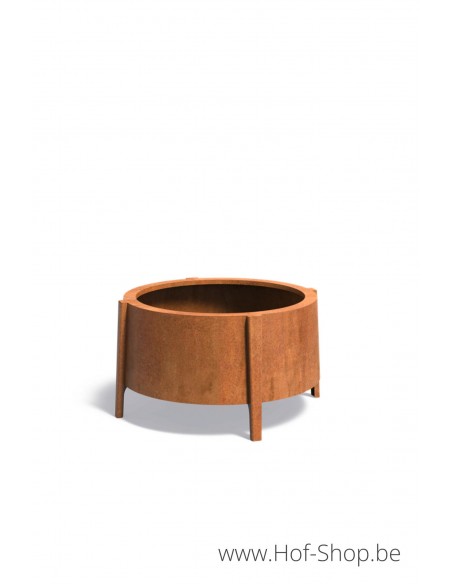 Botan 100 x 60 cm - Jardinière Adezz en acier Corten