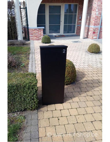 Allux 600 noir Back Door rukolock - boîte à colis