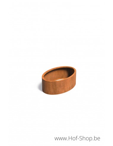 Ellipse zonder bodem 120 x 80 x 40 cm - Adezz Plantenbak in cortenstaal