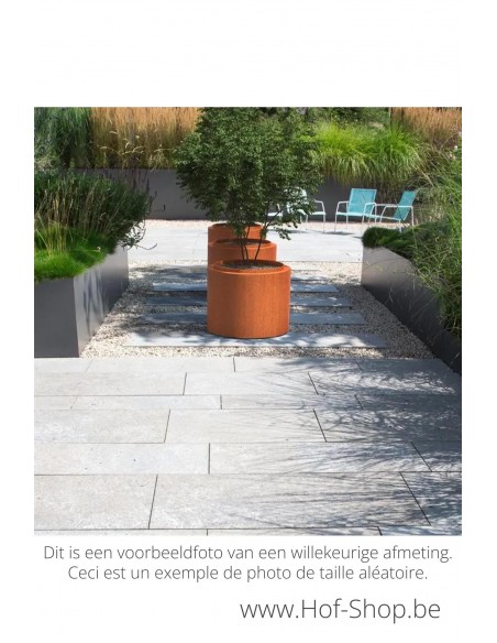 Topic 120 x 60 cm - Jardinière Adezz en acier Corten