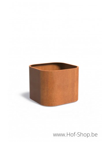Tonic 90 x 90 x 72 cm - Adezz Plantenbak in cortenstaal