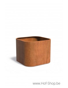 Tonic 100 x 100 x 80 cm - Adezz Plantenbak in cortenstaal