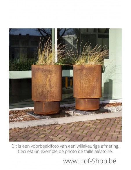 Extend 80 x 90 cm - Jardinière Adezz en acier Corten