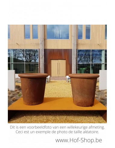 Tube 80 x 75 cm - Adezz Plantenbak in cortenstaal