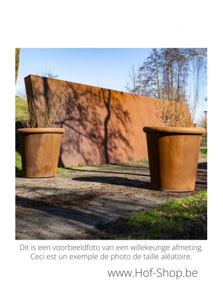Tube 100 x 95 cm - Adezz Plantenbak in cortenstaal