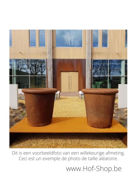Tube 100 x 95 cm - Adezz Plantenbak in cortenstaal