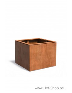 Domus 100 x 100 x 80 cm - Adezz Plantenbak in cortenstaal