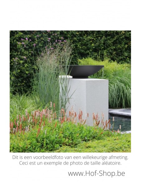 Pièce d’eau 80 x 21 cm - Adezz Écuelle en acier enduit