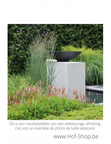 Waterschaal 150 x 31 cm - Adezz waterelement gecoat staal