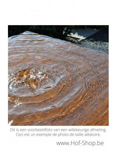 Waterblok 300 x 70 x 70 cm - Watertafel Adezz cortenstaal