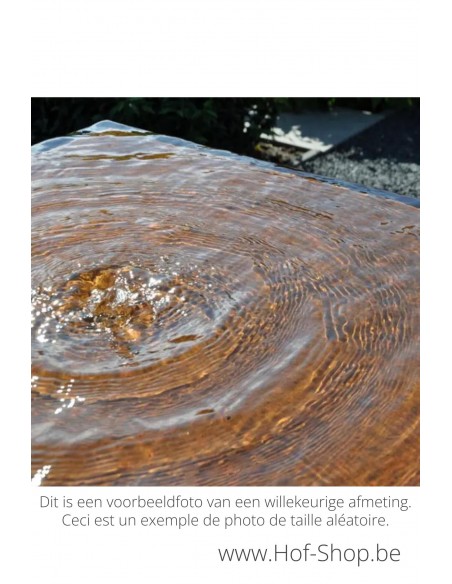 Waterblok 300 x 70 x 70 cm - Watertafel Adezz cortenstaal