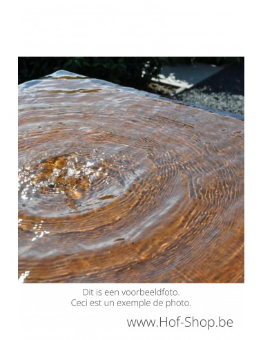 Waterblok 70 x 70 x 70 cm - Watertafel Adezz cortenstaal