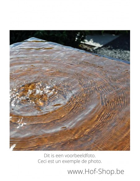 Bloc d'eau 70 x 70 x 70 cm - Adezz Table d'eau en acier corten