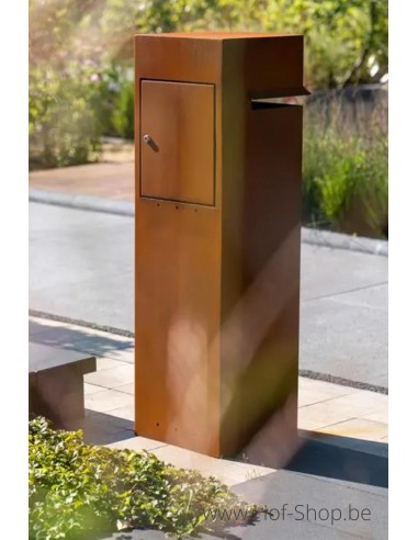 Ivar - boîte aux lettres en acier corten Adezz