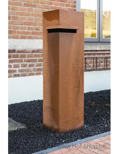 Ivar - boîte aux lettres en acier corten Adezz