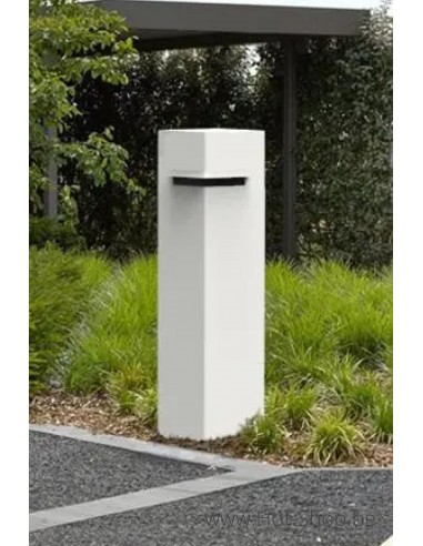 Ivar (RAL 9016) - boîte aux lettres aluminium Adezz