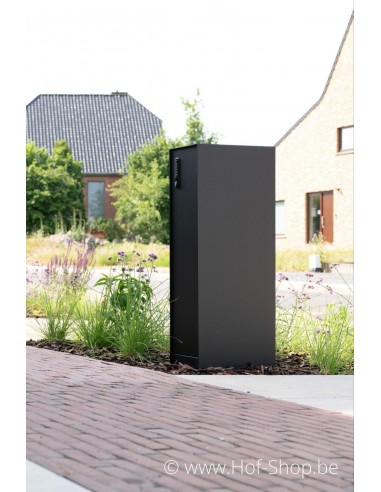 Nexus Medium RAL 9005 - boîte à colis ONZO aluminium