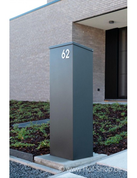 Allux 600 noir Back Door rukolock - boîte à colis