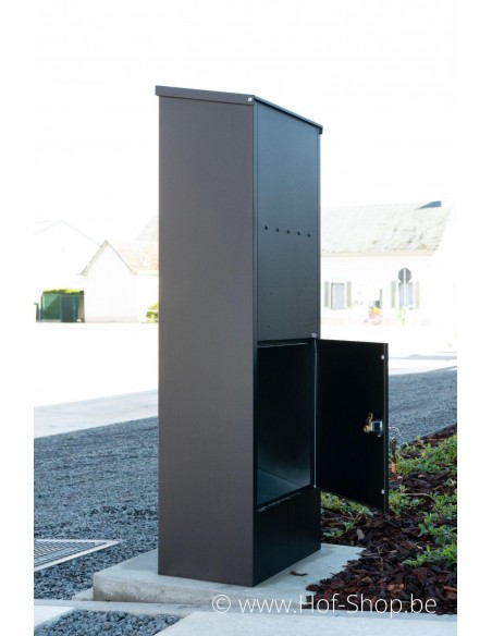 Allux 600 noir Back Door rukolock - boîte à colis