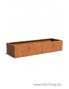Carrez 300 x 100 x 60 cm - Adezz Plantenbak in cortenstaal