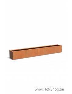 Carrez 300 x 40 x 40 cm - Jardinière Adezz en acier Corten