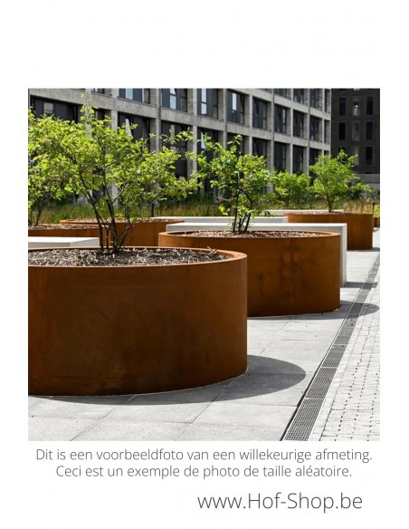 Circum 150 x 80 cm - Adezz Plantenbak in cortenstaal