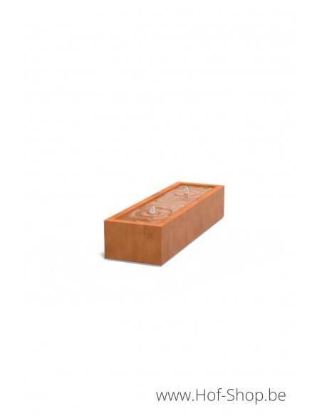 Watertafel 200 x 60 x 40 cm - Watertafel Adezz cortenstaal